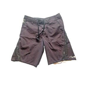 O'Neill Shorts Adult 33 Drawstring Pockets Surfing Board Trunks 10.5 Inseam Mens
